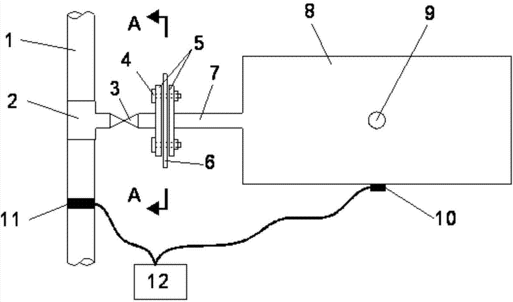 System and method for measuring pipe network outside source invasion via volume method