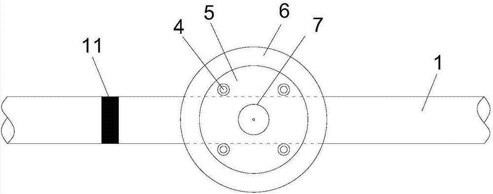 System and method for measuring pipe network outside source invasion via volume method