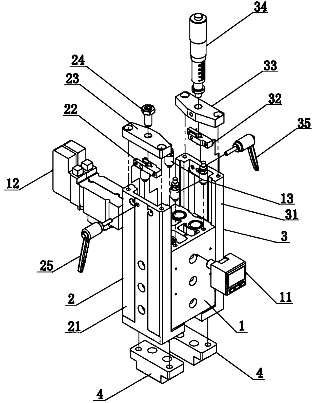 Squeegee and ink return knife driving cylinder of a printing head