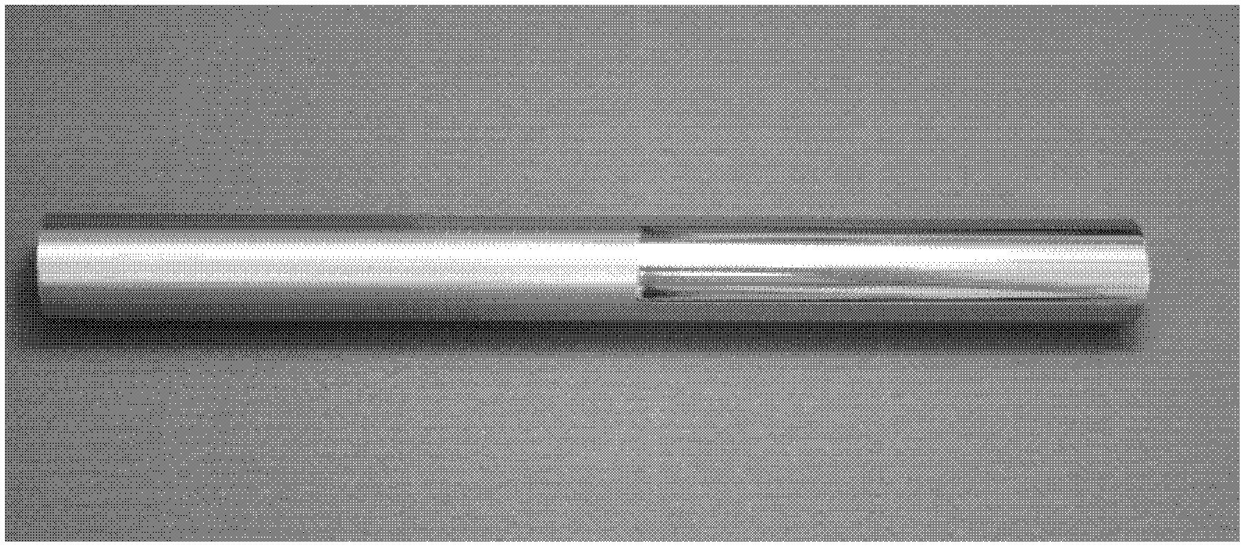 Method for forming nanometer gradient structure on surface layer of shaft metallic material