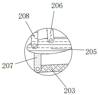 Automatic feeding and discharging high-speed chip mounter