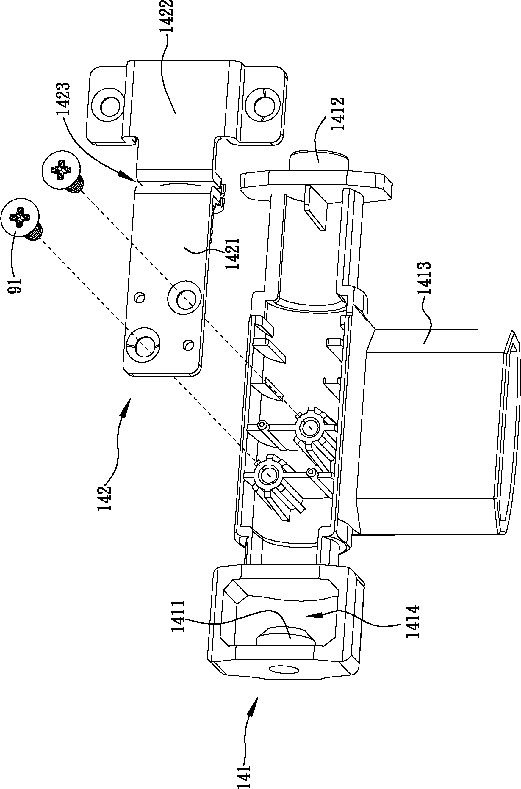 Rotating shaft structure of displays