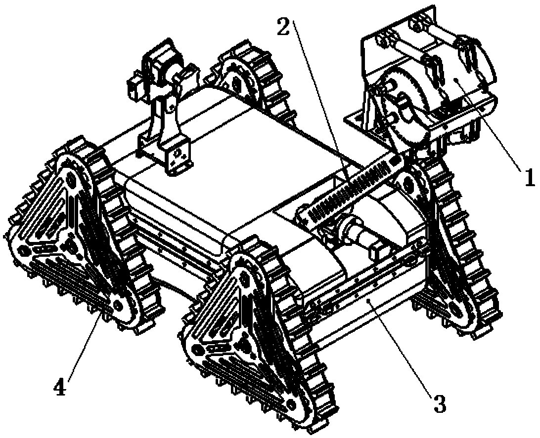 Underwater closed space local dry method welding robot