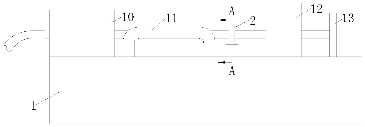 A steel bar straightening and derusting machine