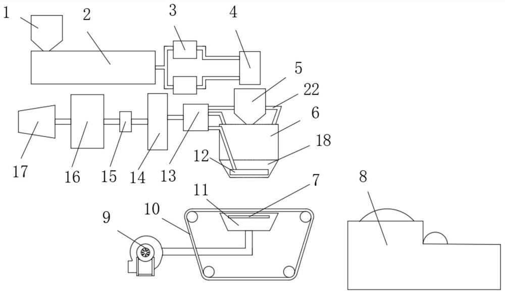 Novel melt-blowing production equipment