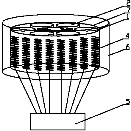 Moving magnet non-contact liquid magnetization method and device