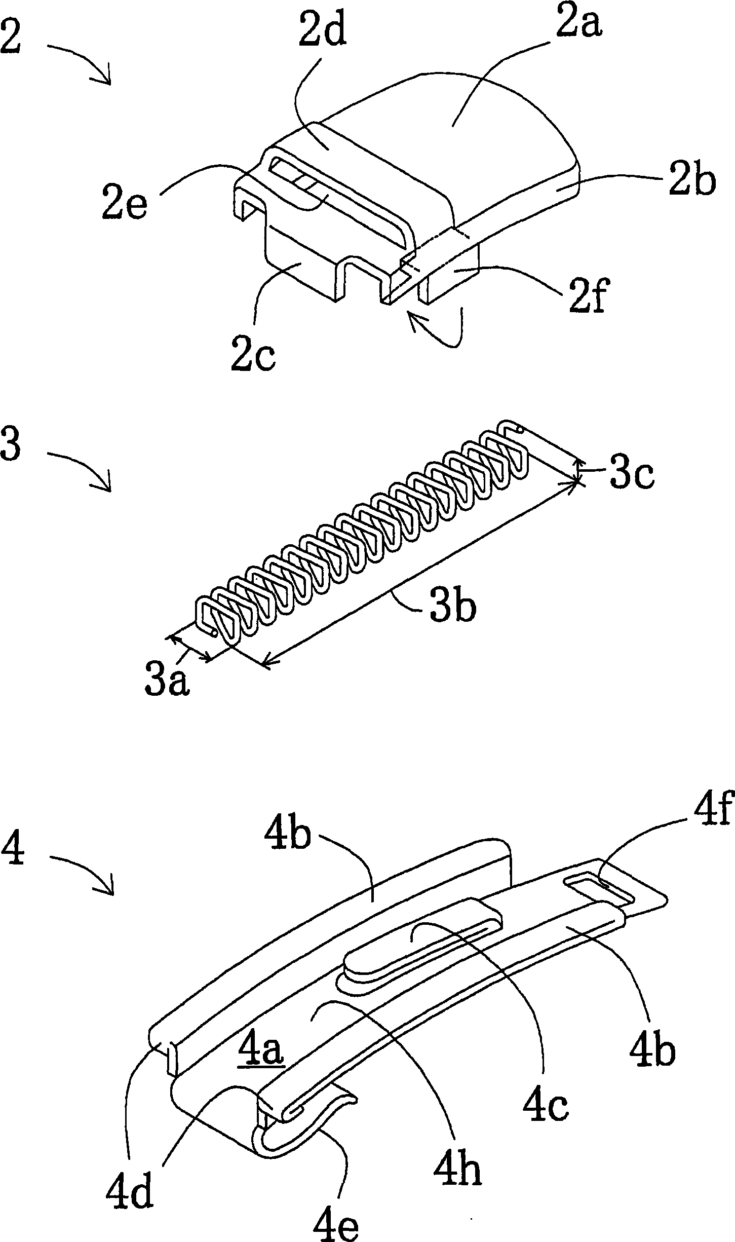 Fastening hook for adjustment