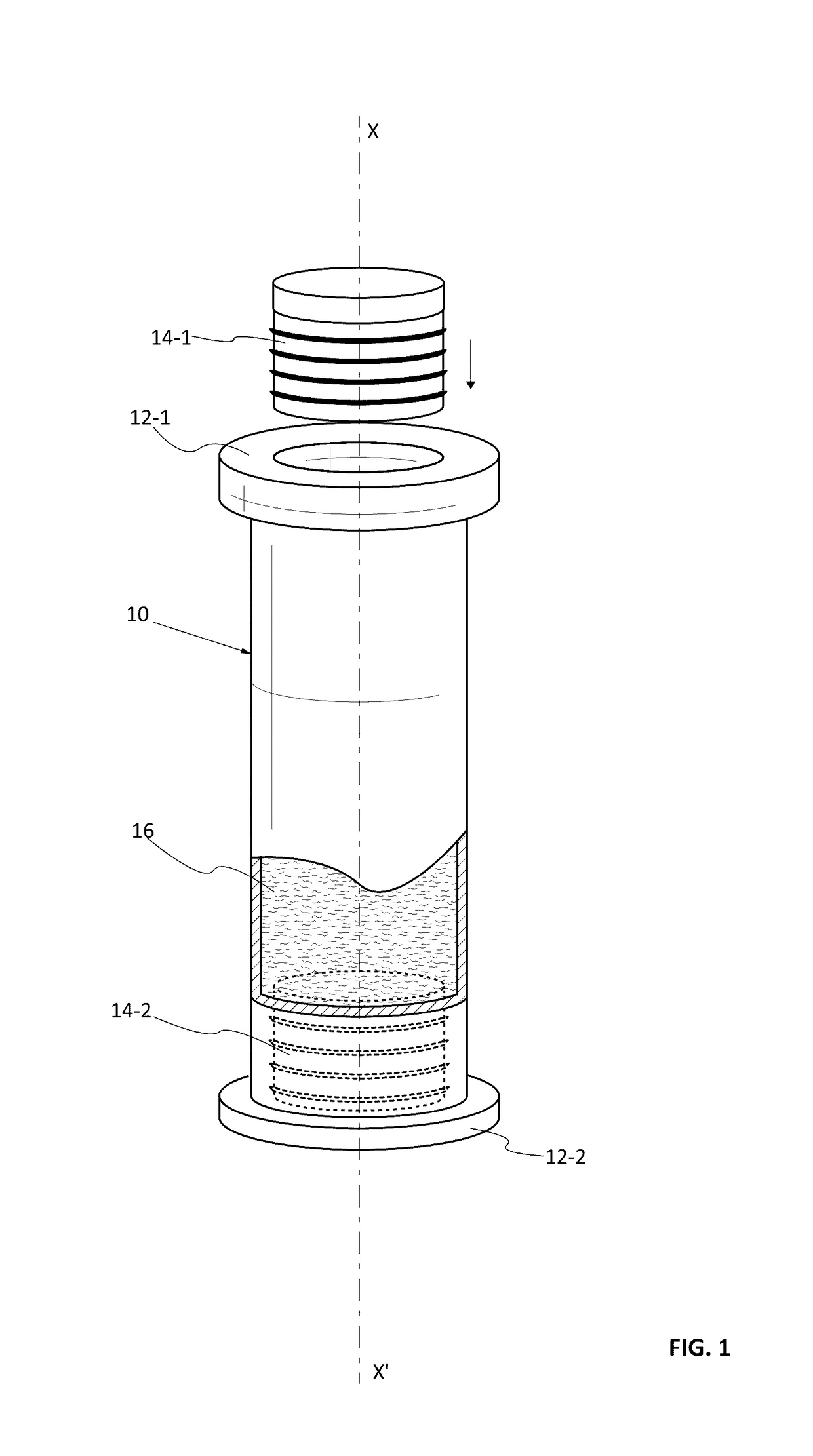 Method of sealing a container comprising  at least one plug, particularly a carpule, insertion means and associated sealing line