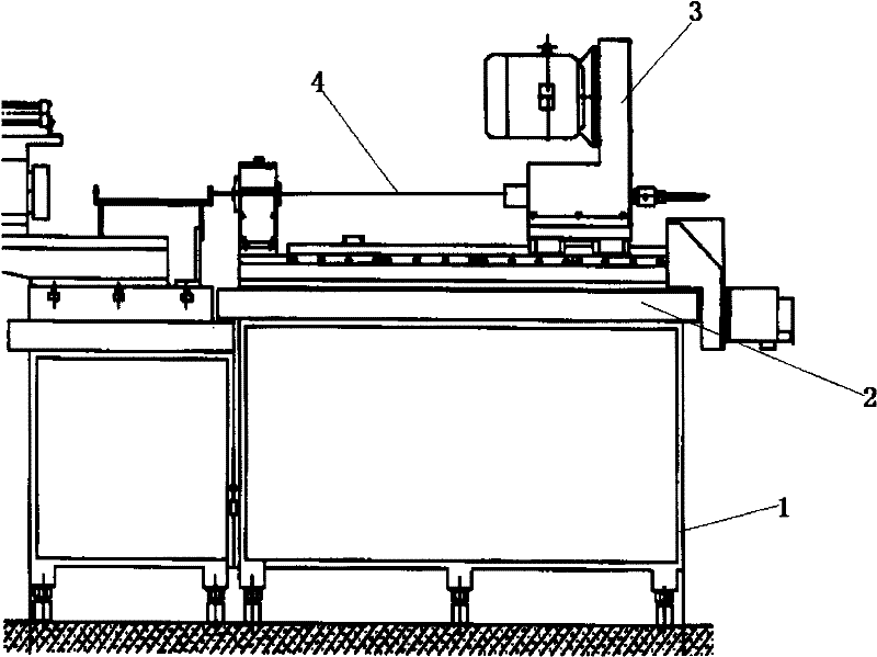 Glass mould deep hole processing machine tool