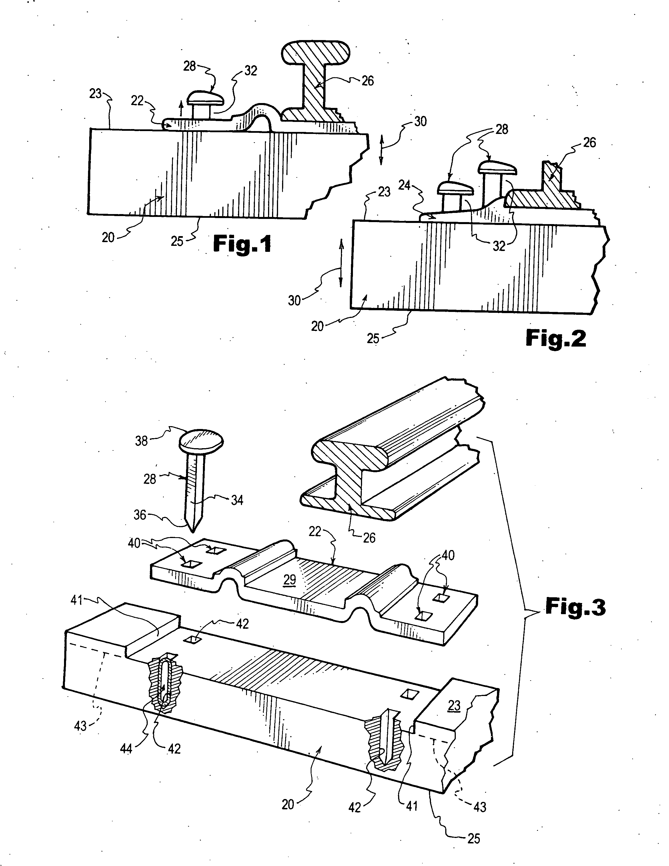 Securing spikes in pre-existing loosened spike cavities in railroad ties