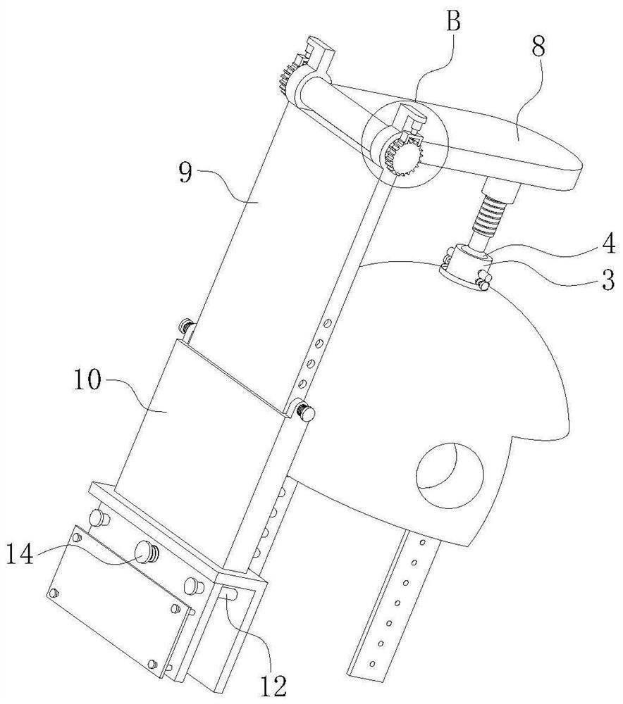 Fixing device for auditory meatus examination