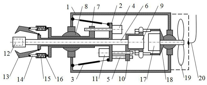 Deep sea sampling hybrid robot