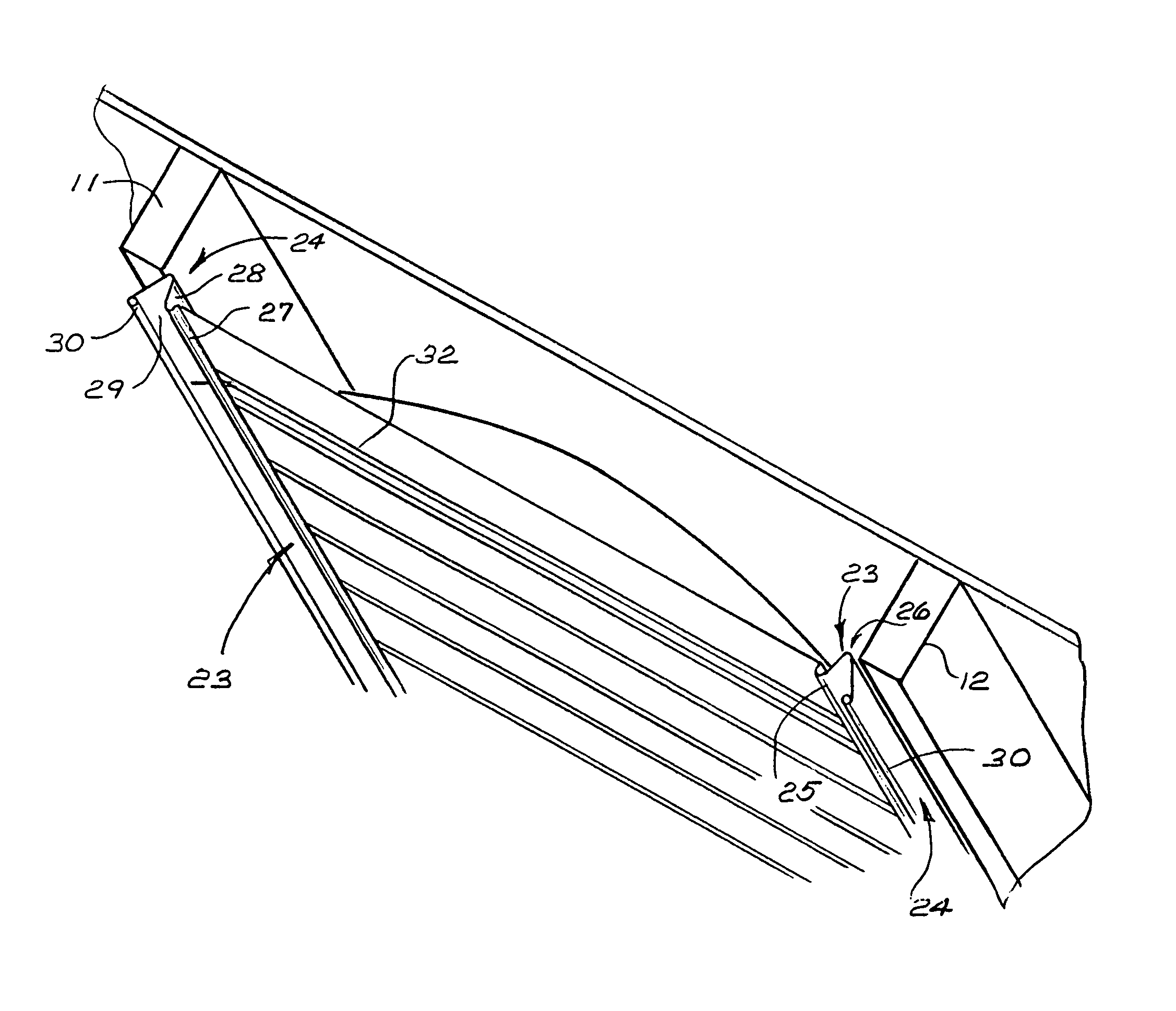 Radiant barrier rafter vent