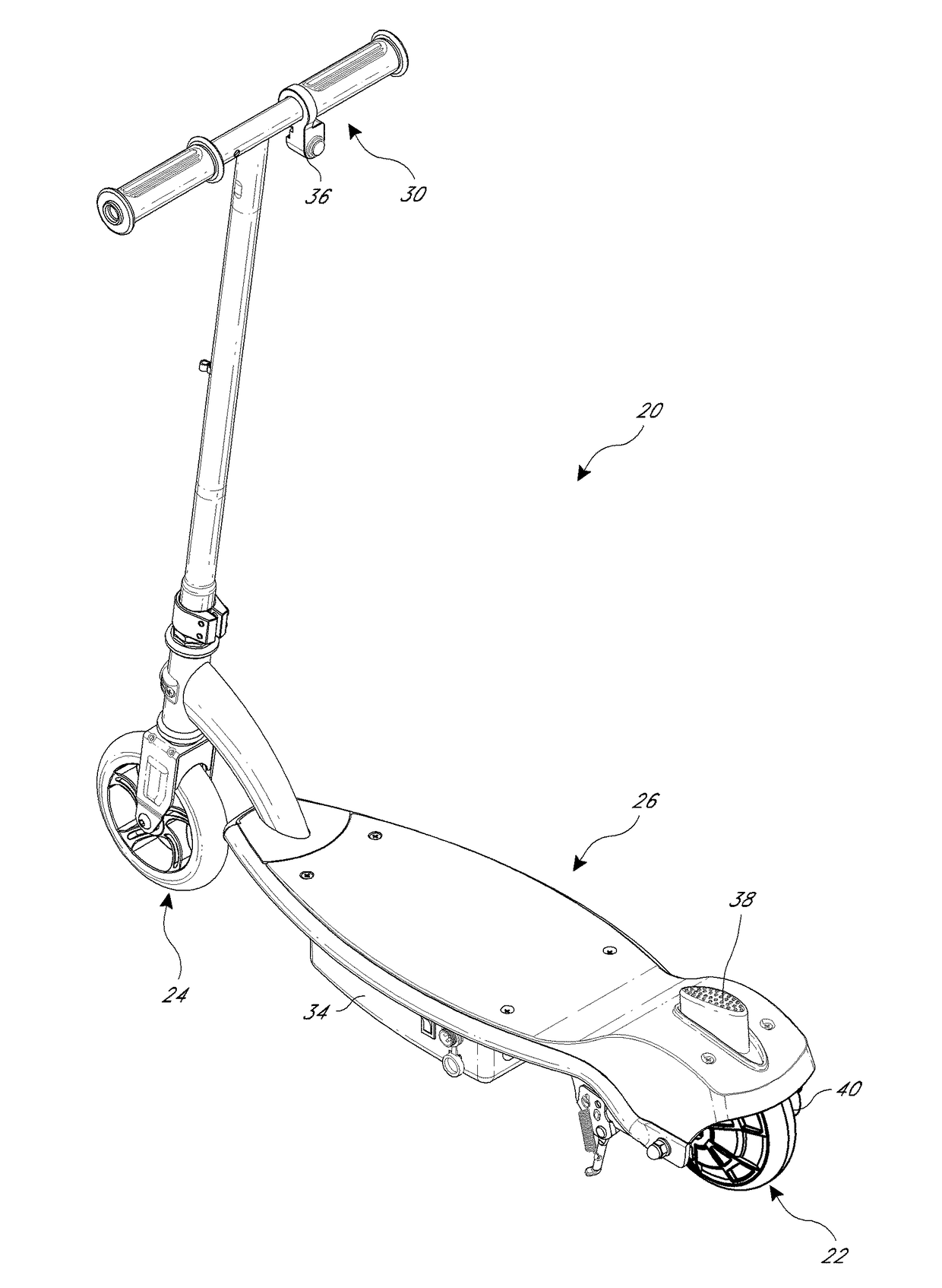 Hub motor arrangement or vehicle with hub motor arrangement