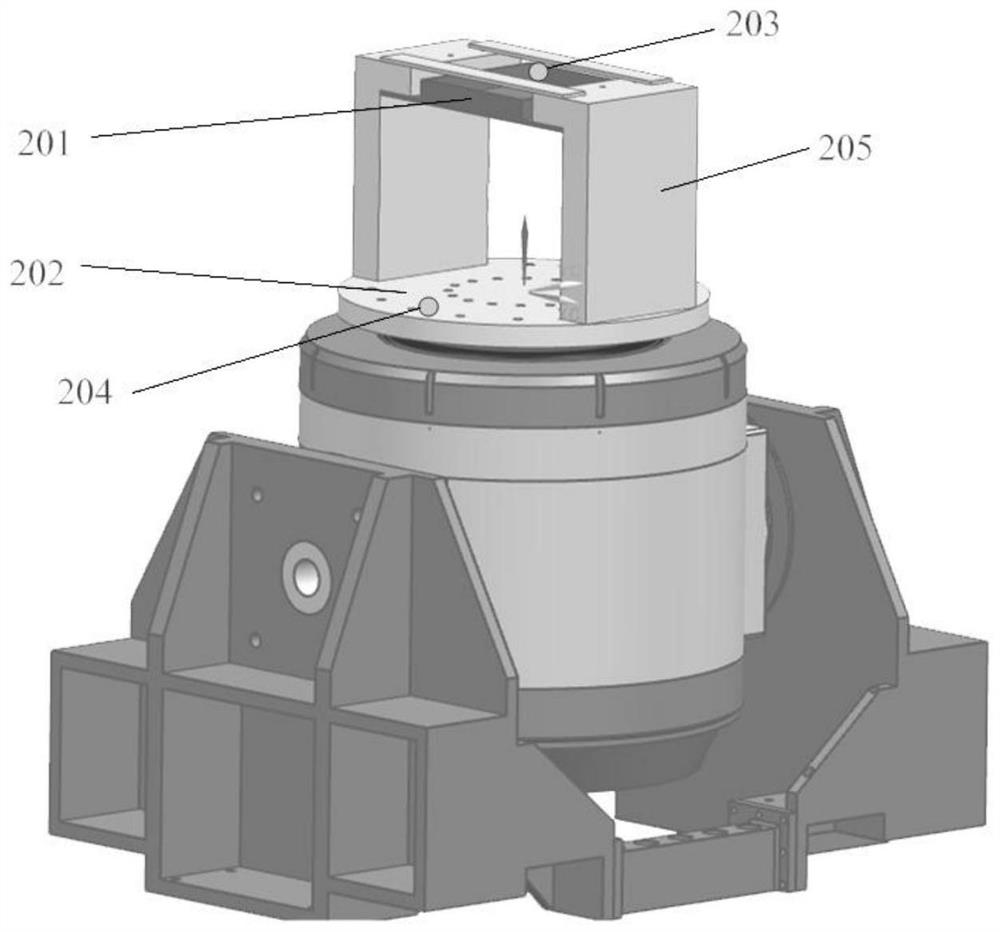 A thermal vibration test device and test method based on shape-position equivalent reverse deduction control