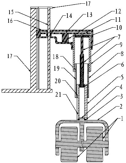 Intelligent omnibearing parking mechanism