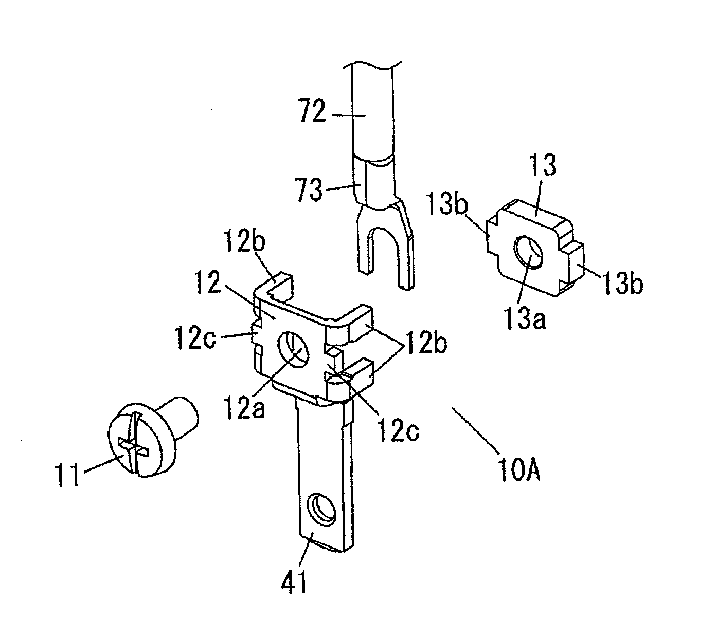 Screw terminal block and attachment plug including the same