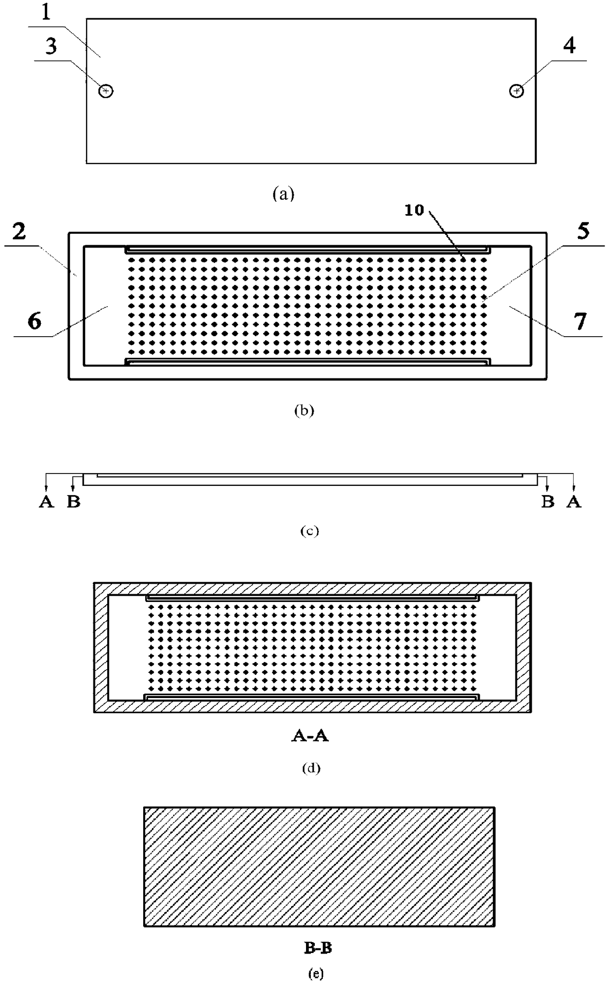 Micro-needle rib cluster array micro-channel micro heat exchanger