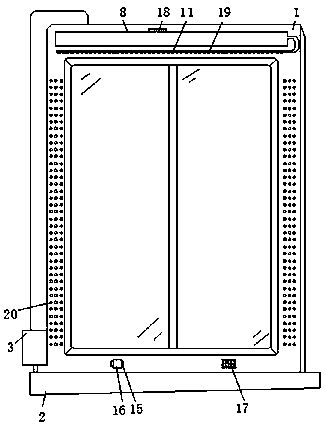 Wood-plastic aluminum alloy door and window with fire-extinguishing function