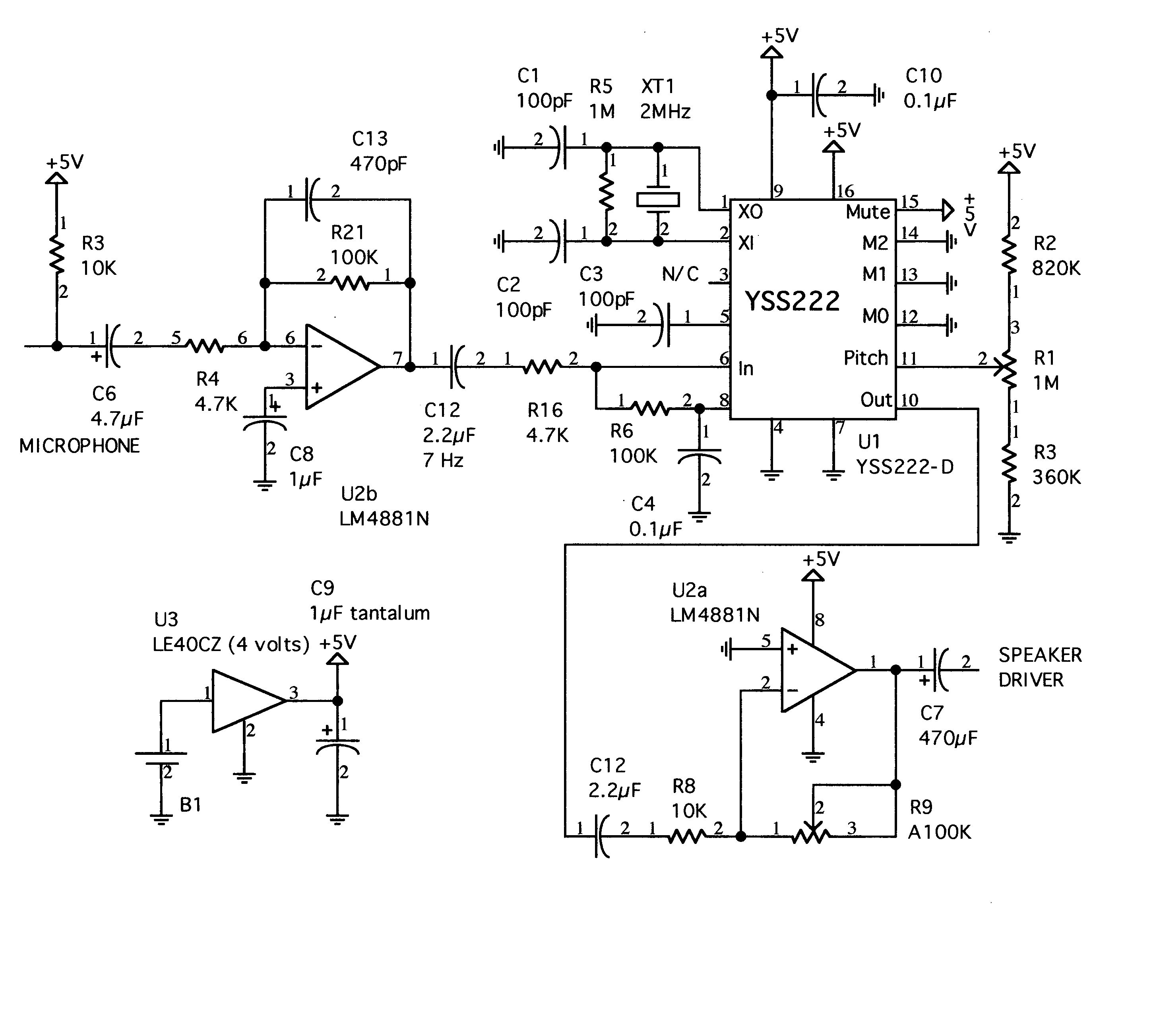 Hearing aid-style anti-stuttering device