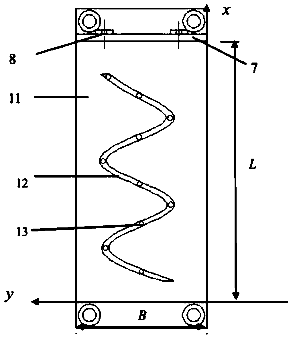 Self-lubricating bionic texture guide rail device for automobile production line switching platform