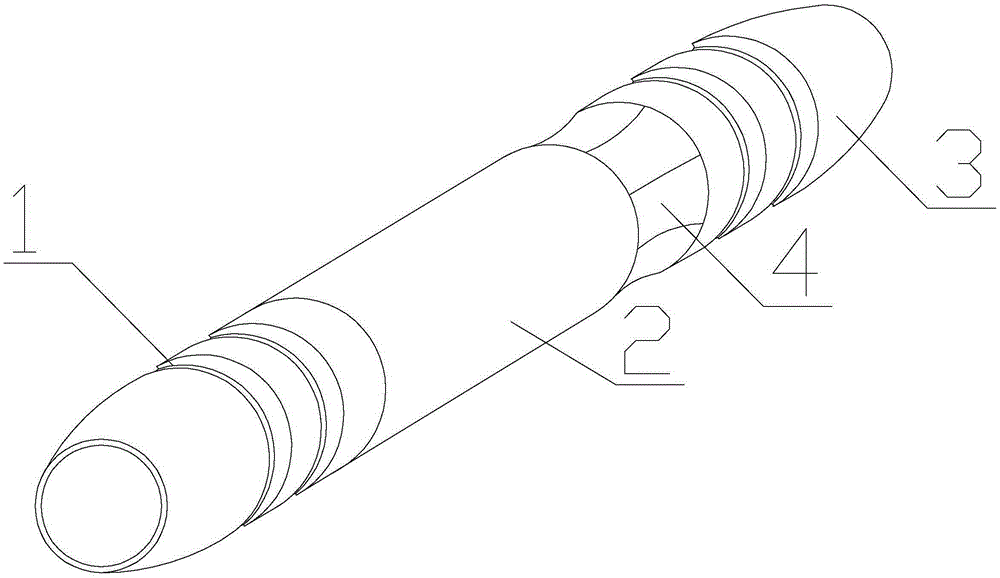 Socket components for emergency reconstruction of blood vessels and intestines