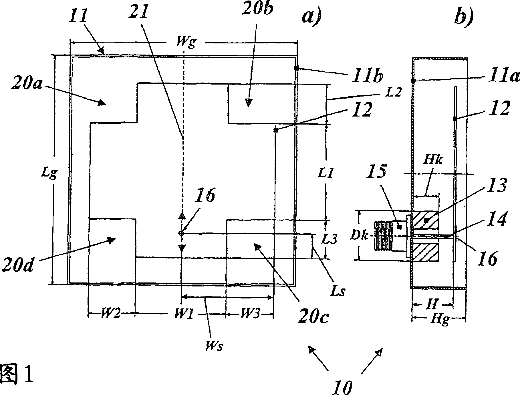 Broadband patch antenna