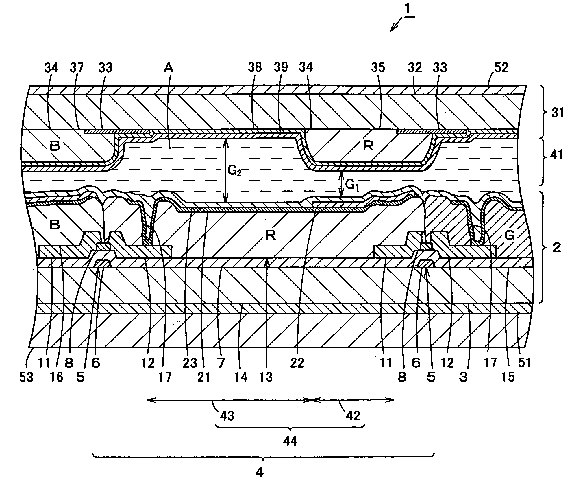 Liquid crystal display device and production method thereof