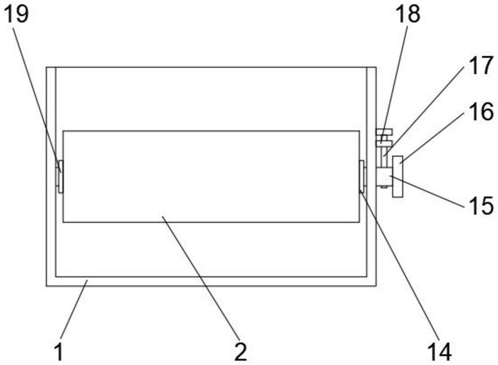 Cotton carding device with cotton box and impurity removing function