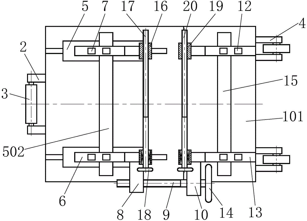 Bidirectionally-adjustable cable pay-off device