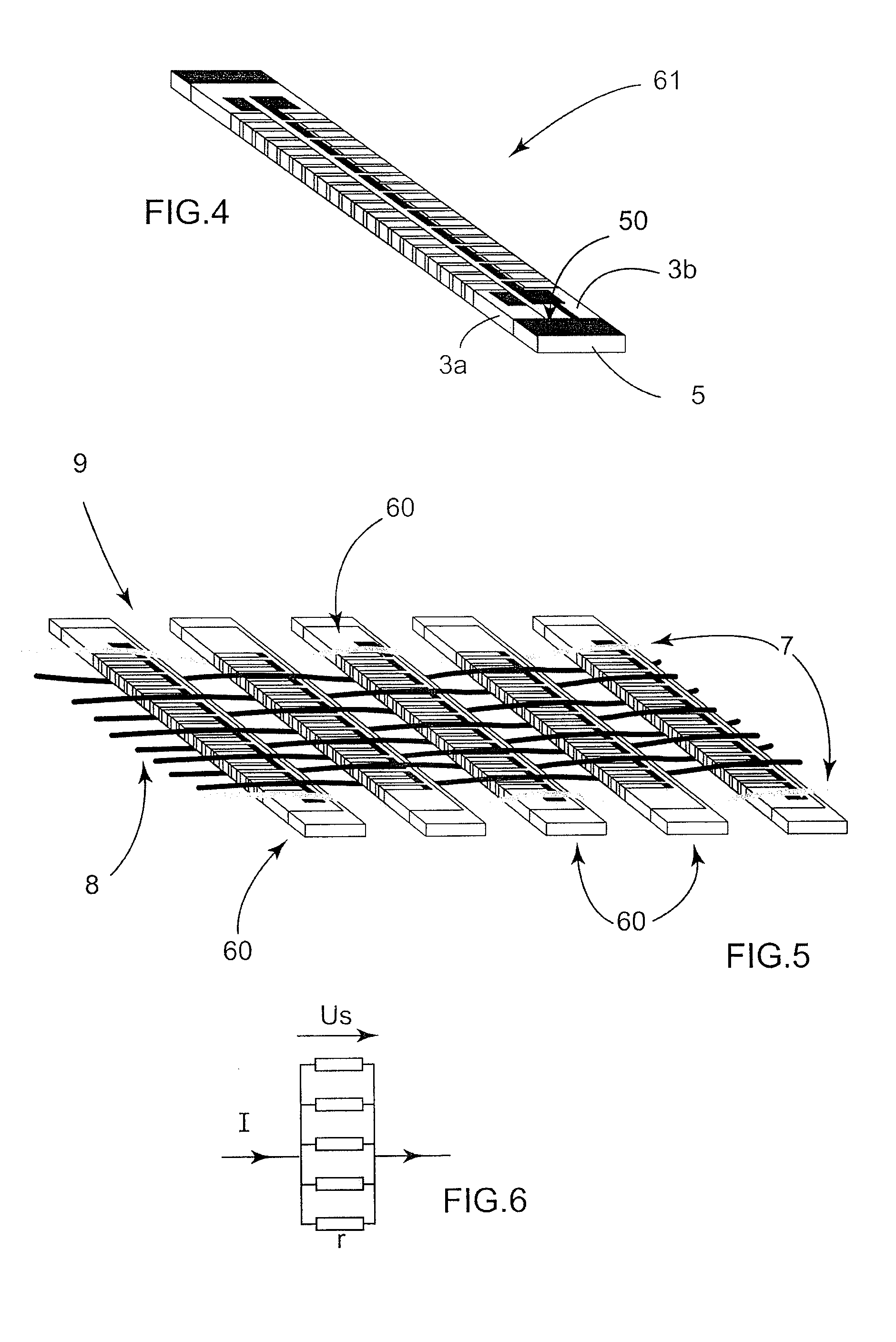 Thermoelectric means and fabric-type structure incorporating such a means