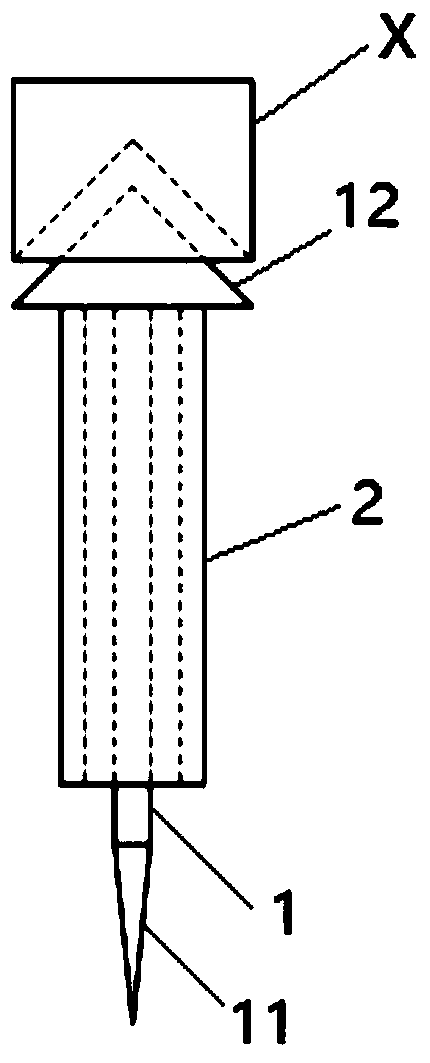 Brain deep stimulation device combining high-frequency electromagnetic waves and electric pulses