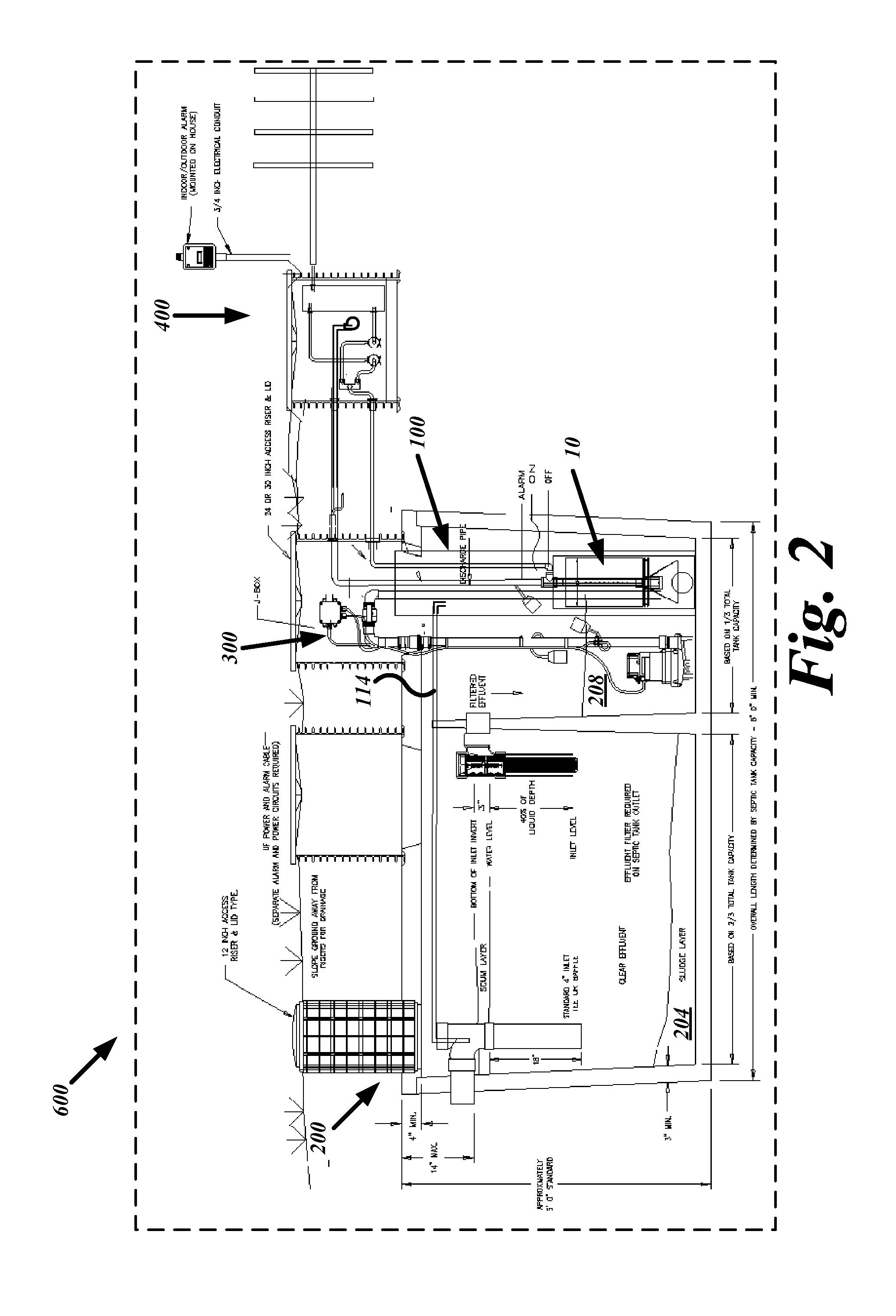 System, device and method for on-site wastewater processing