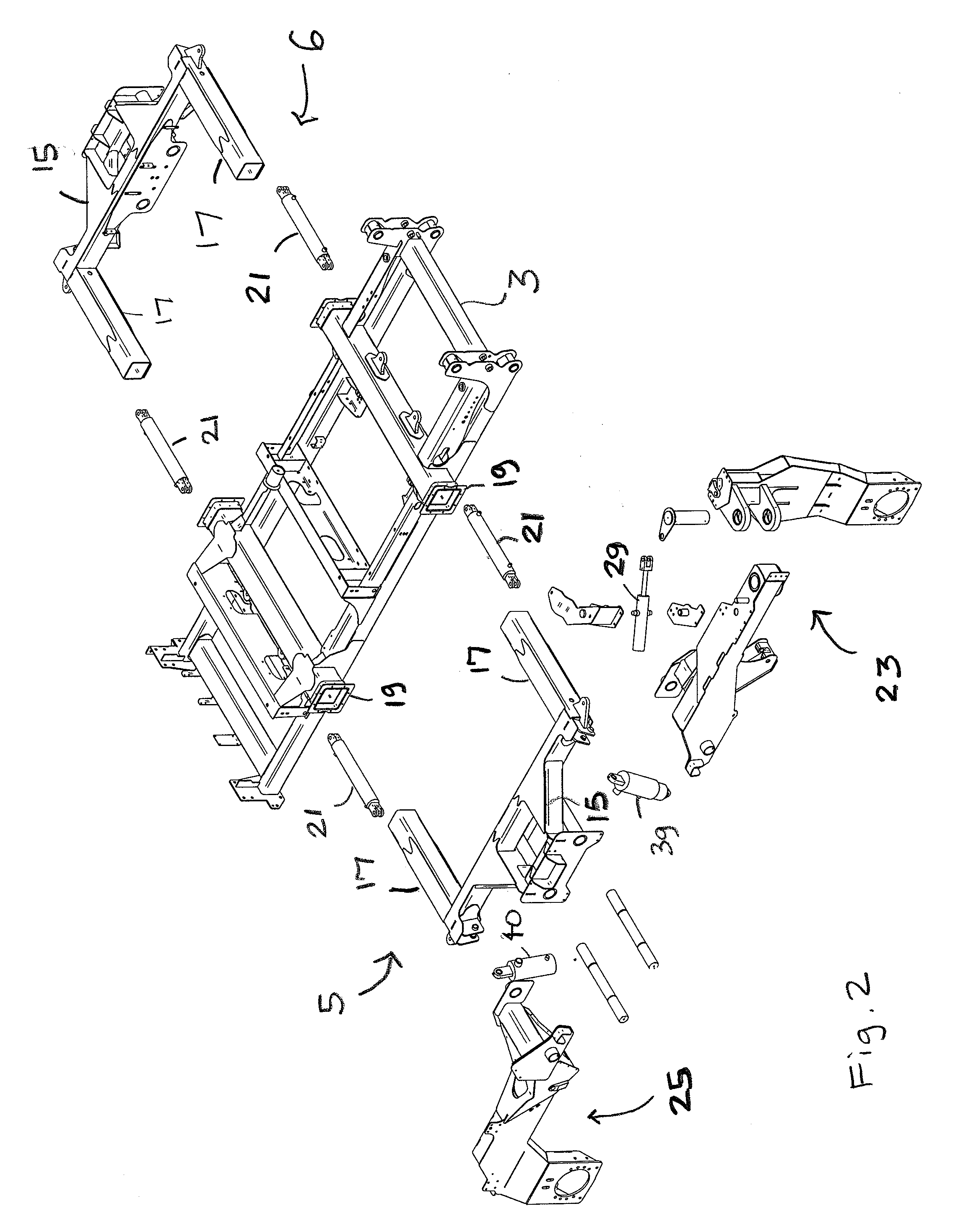 Suspension System for an Agricultural Vehicle