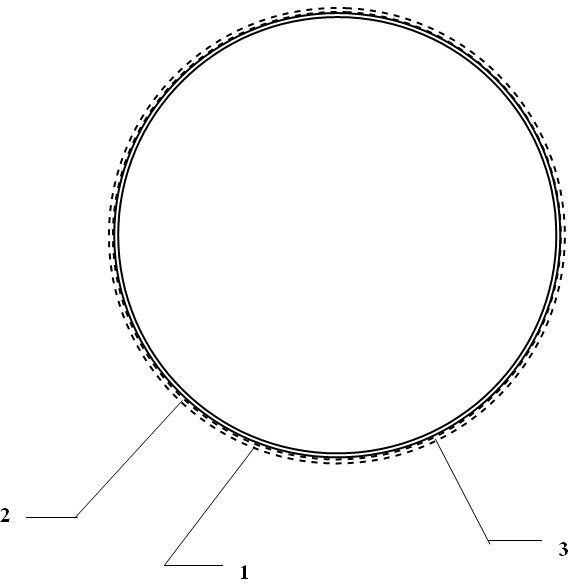 Chitosan-heparin layer-layer self-assembly small-caliber artificial terylene blood vessel and production method thereof