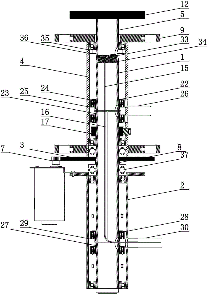 Three-layer electric dining table