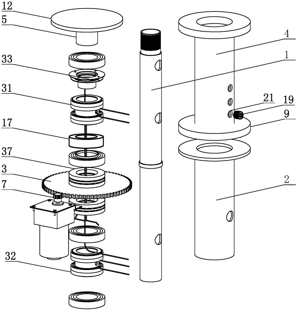 Three-layer electric dining table