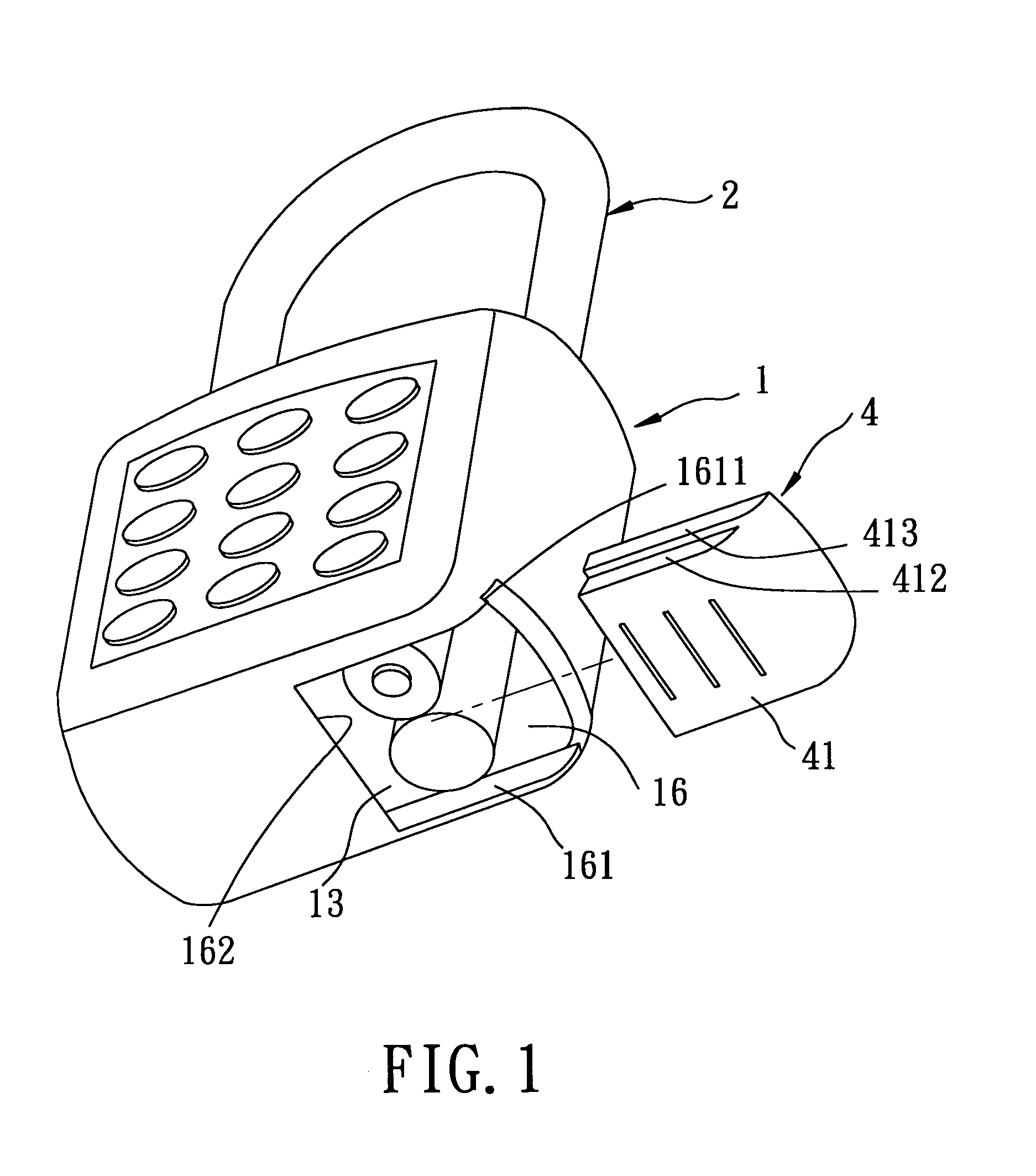 Electric padlock