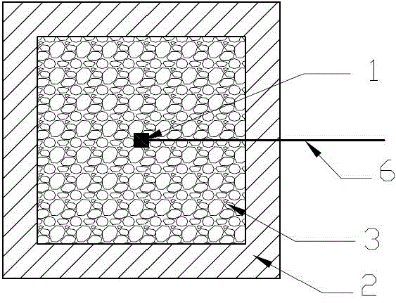 Reference-electrode-supported nitrogen oxygen sensor and preparation method thereof