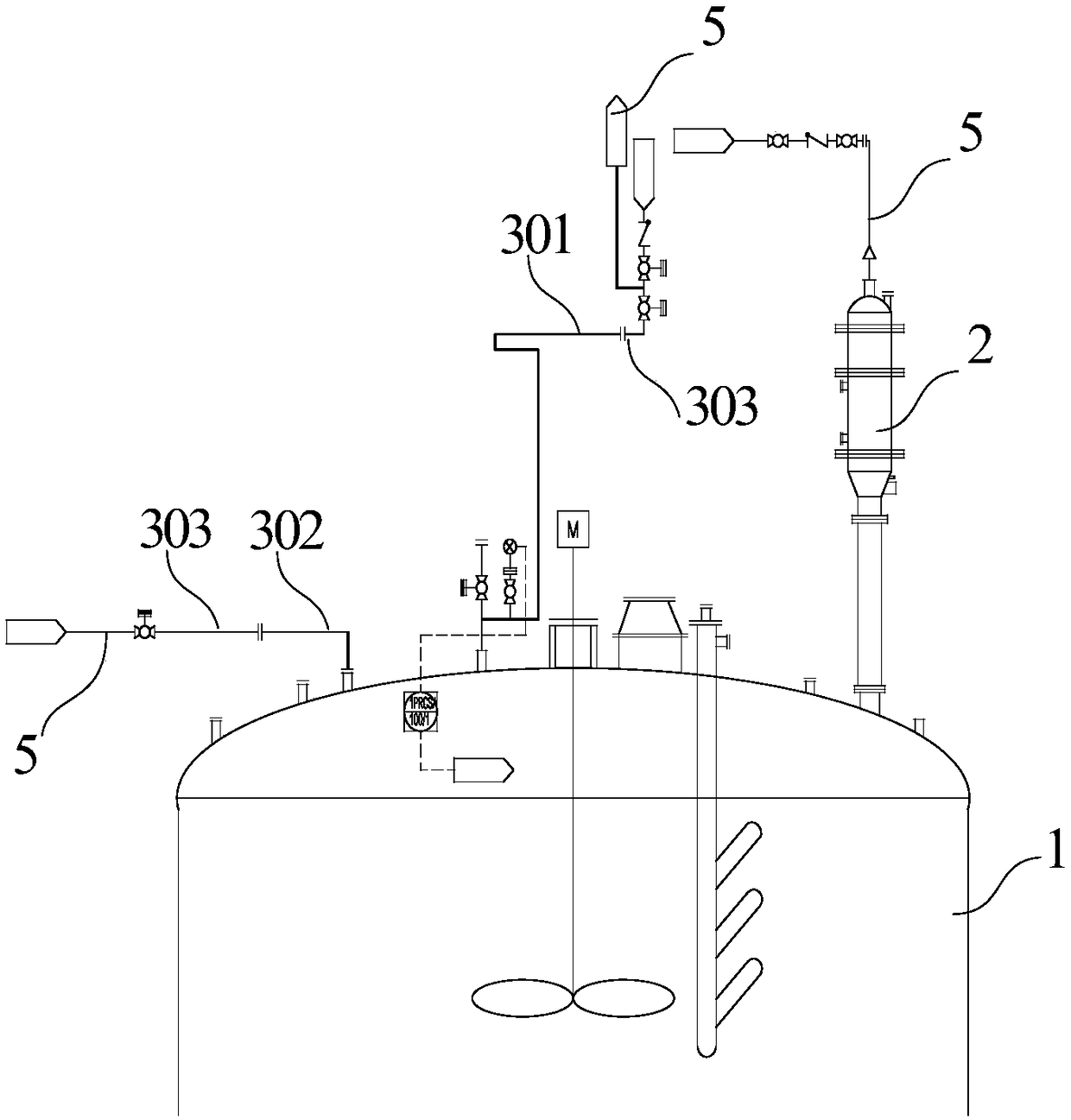 Automatic flushing device and method for paste resin polymerization kettle