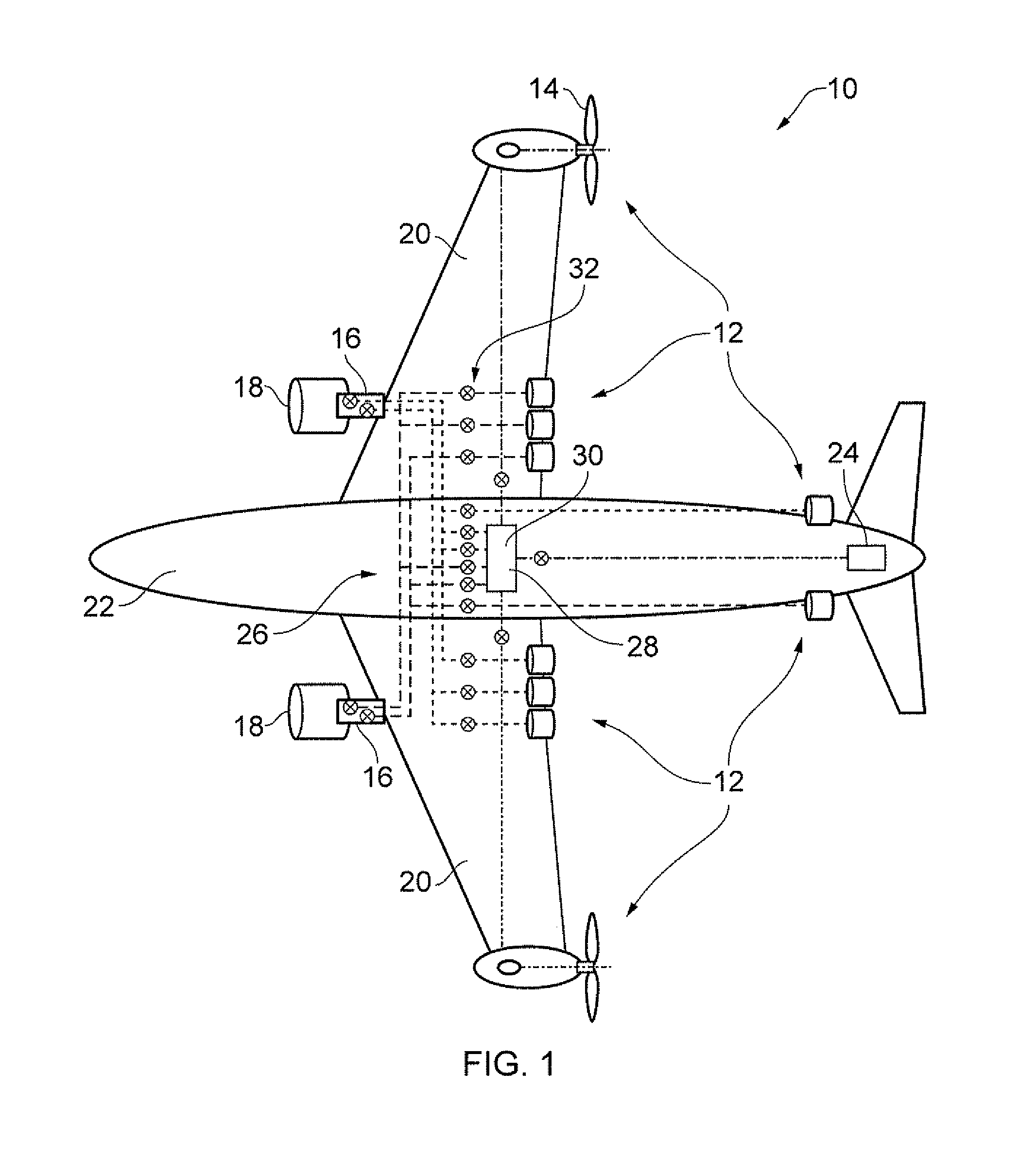 Distributed propulsion system and method of control