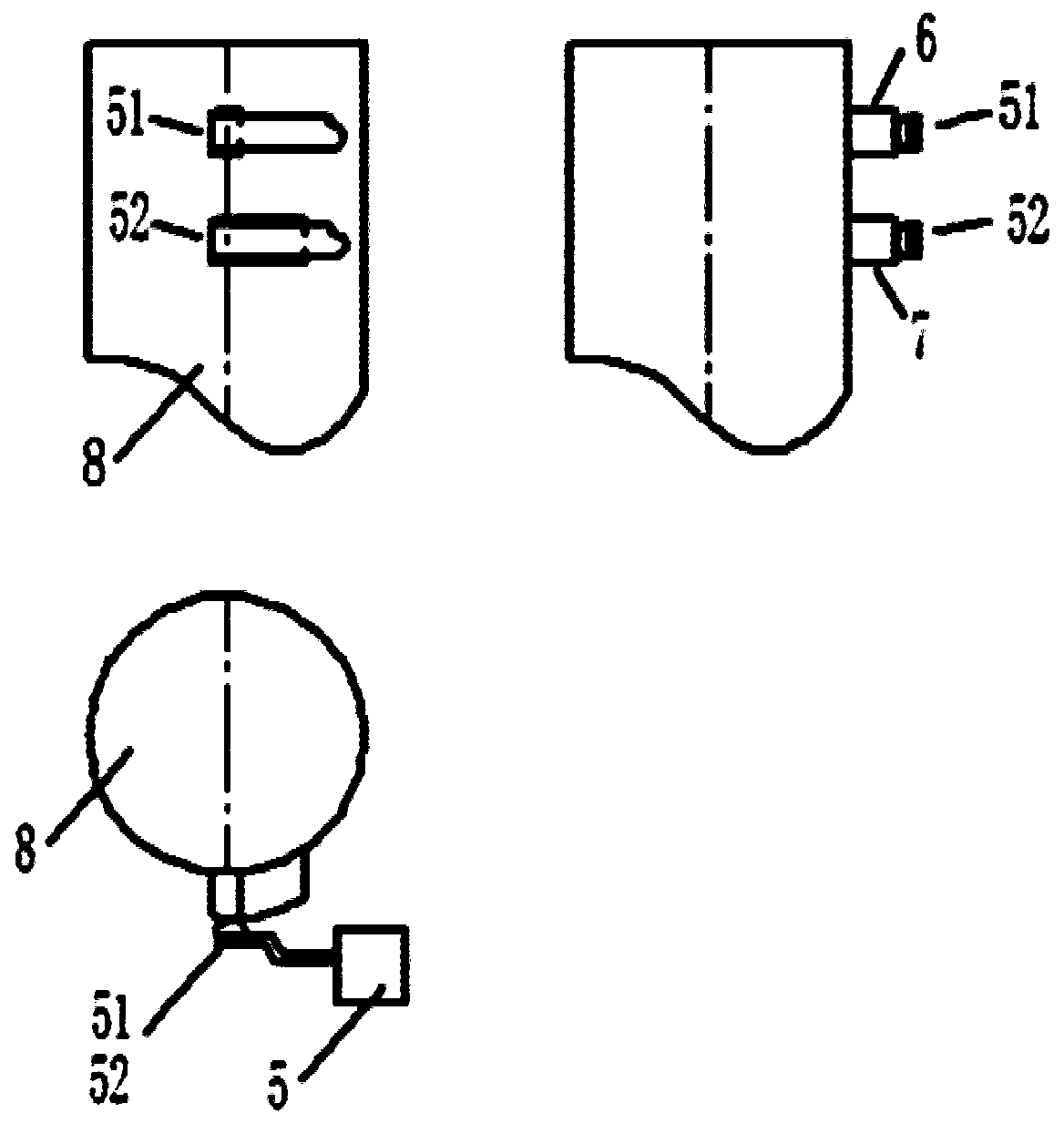 Vehicle right turn alarm device and vehicle right turn alarm method