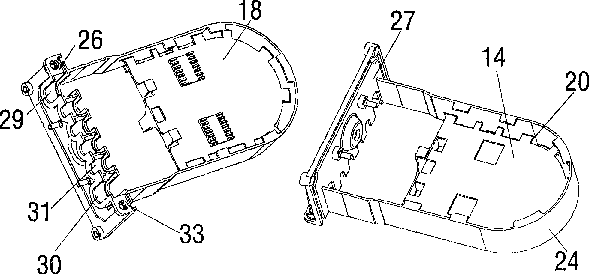 Optical fiber joint sealing case and sealing method