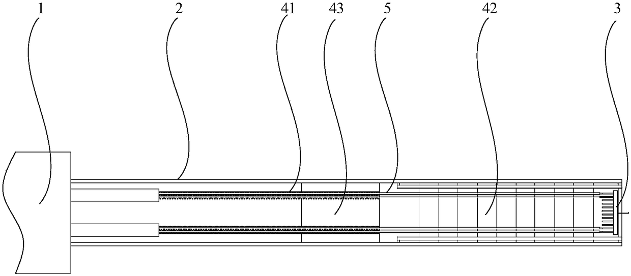 Heat removal system and method for removing residues from the inner surface of steel pipes using the same