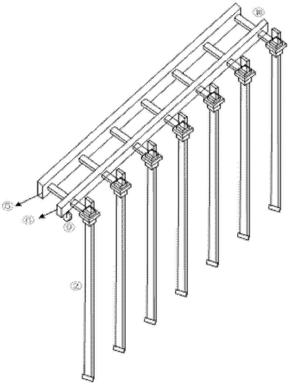 Secondary cooling water amplitude-cutting control method of slab continuous casting machine