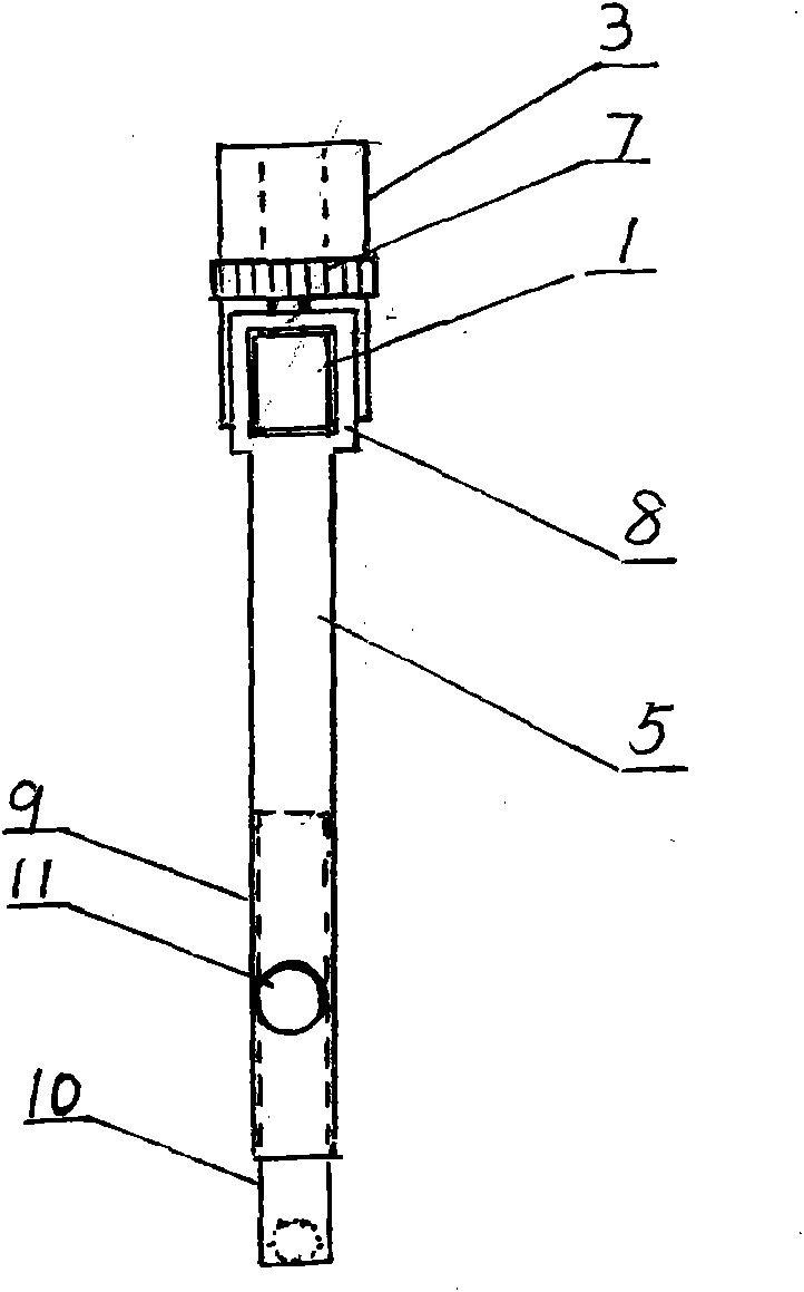 Puncture guide device for frontal horn of lateral ventricle