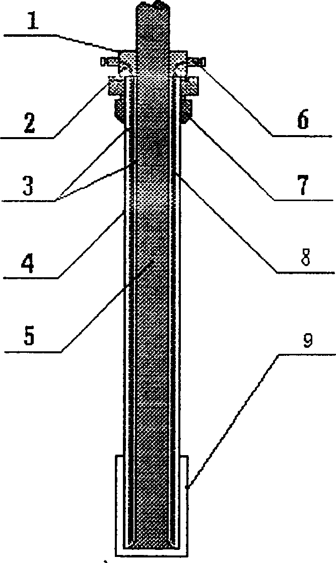 Tube-in-tube fuel warmer prepared with positive temperature coefficient high-molecular material