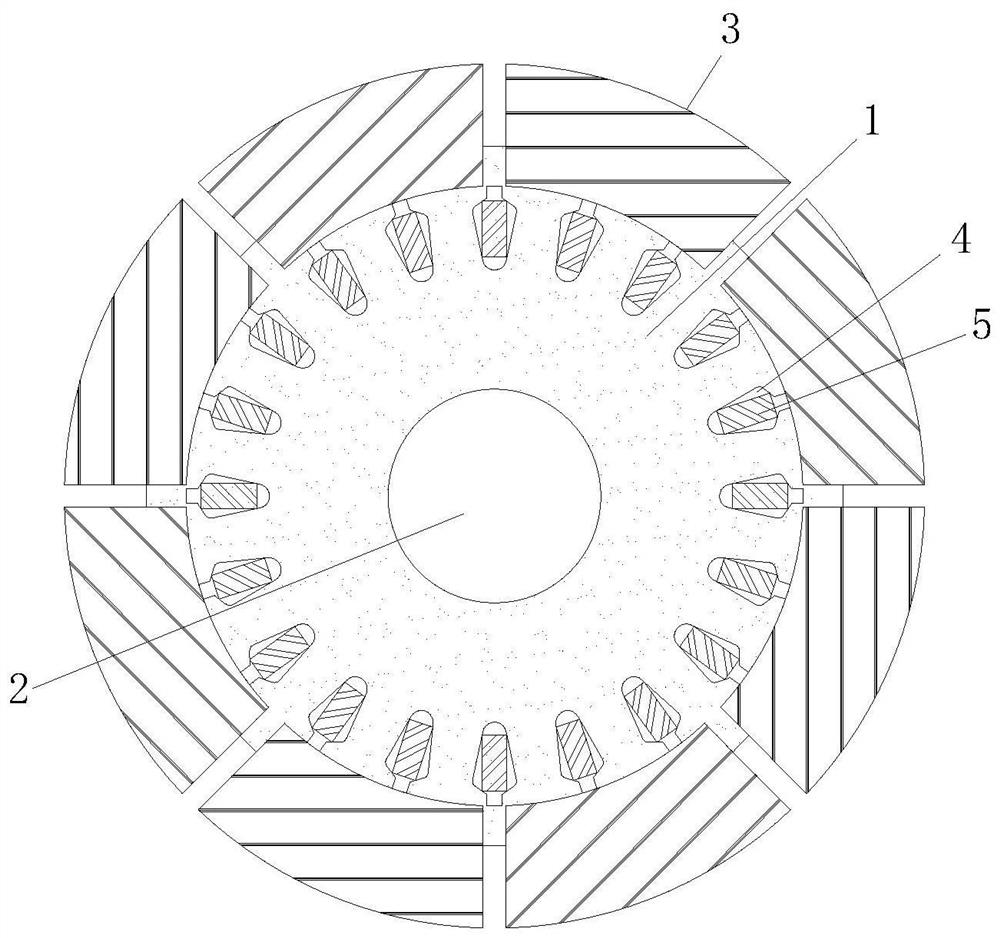 Self-starting permanent magnet motor suitable for fans and constant-torque loads