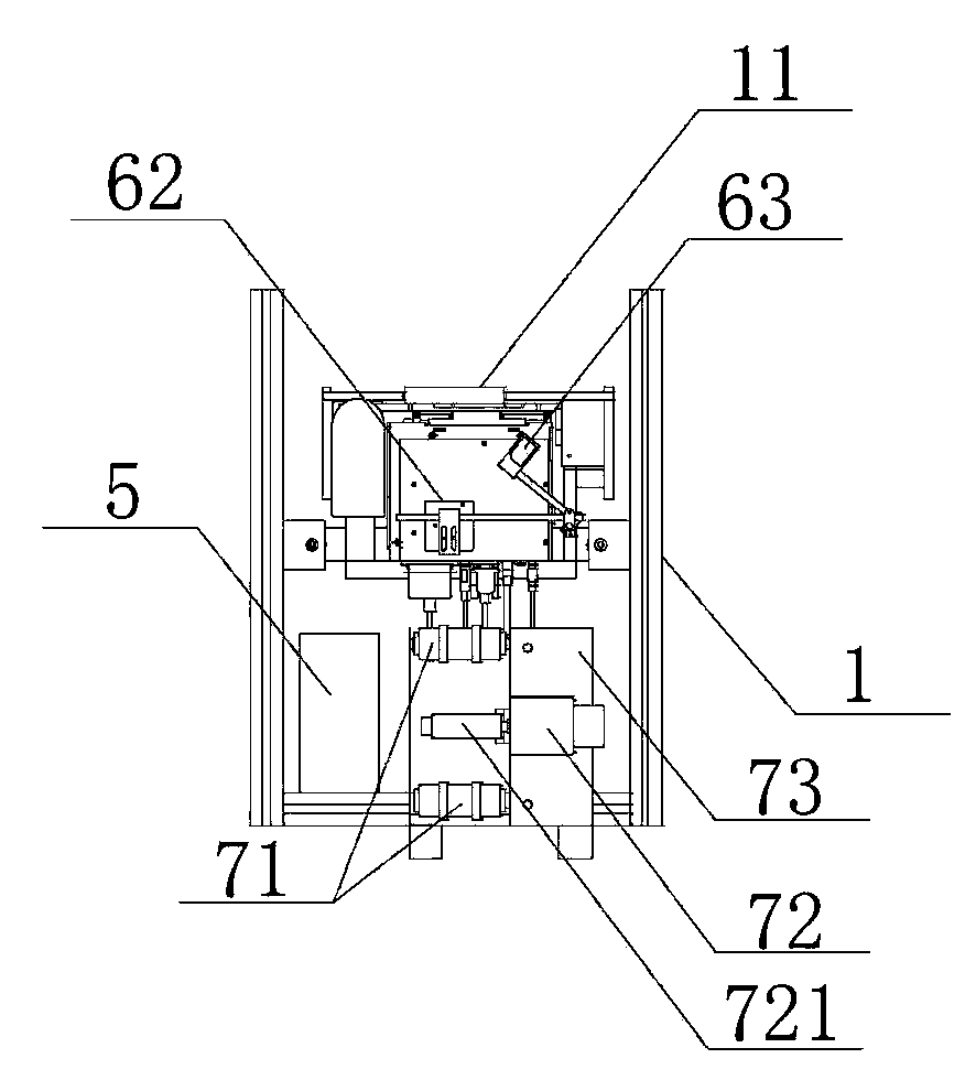 A labelling device for printing label on line