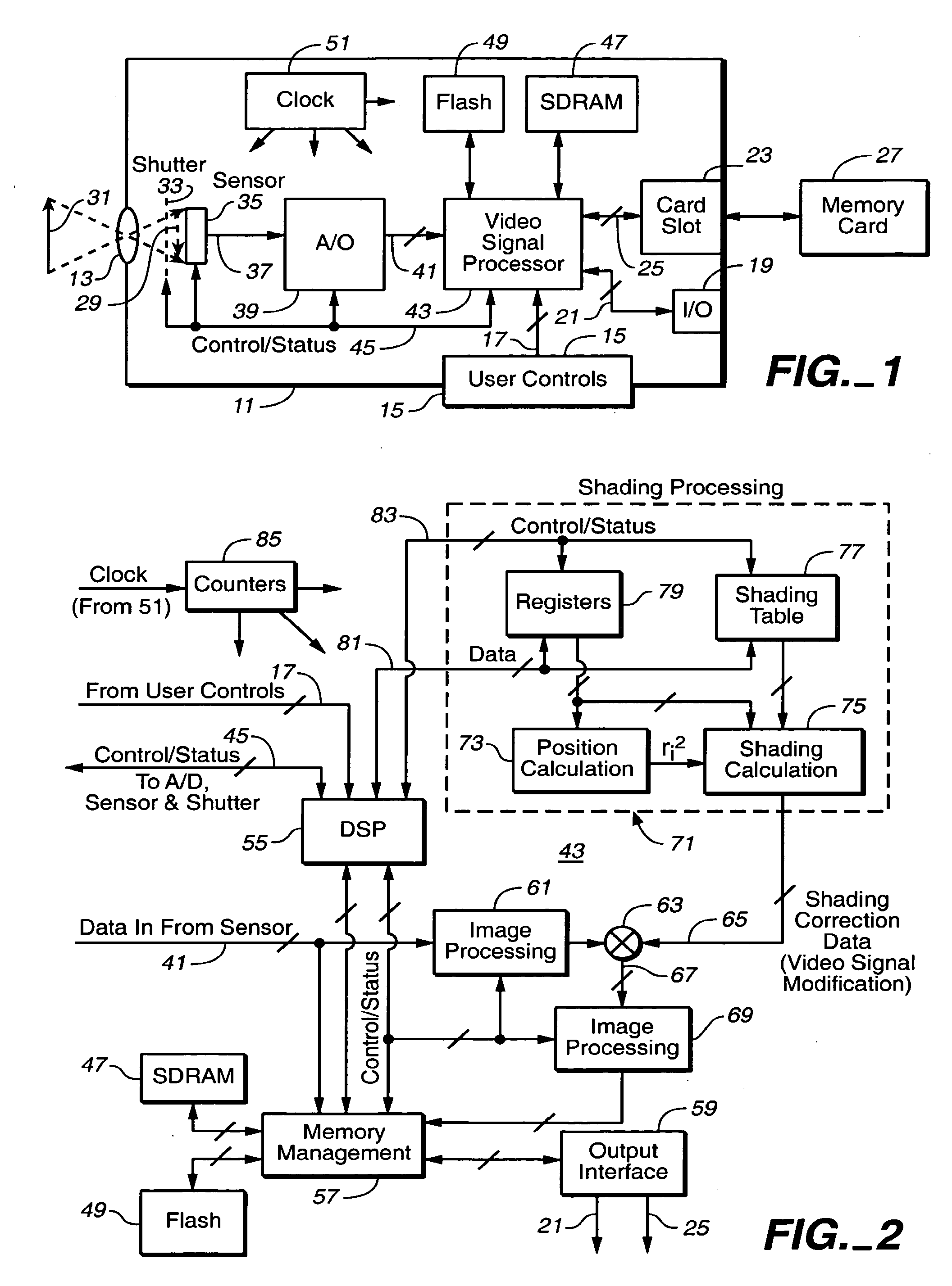 Techniques for modifying image field data as a function of radius across the image field